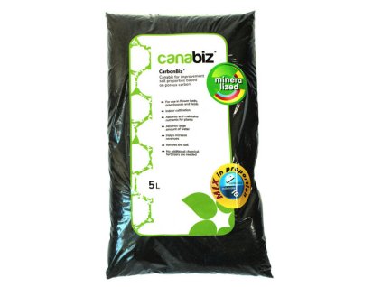Canabiz CarbonBiz Mineralized - mineralizované biouhlí (Volume 1l)