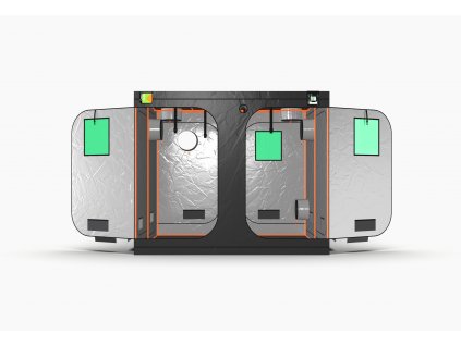 Green Qube V2 Grow Tent GQ240 2.4 x 2.4 x 2m OR 2.2m FRONT