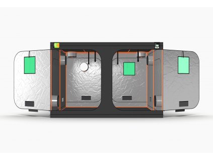 Green Qube V2 Grow Tent GQ300 3 x 3 x 2m OR 2.2m FRONT