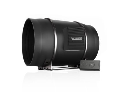 41061 ac infinity cloudline s10 quiet inline duct fan system with speed controller 250mm