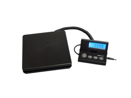 4281 1 vaha postal scale 50kg 2g cerna s adapterem do zasuvky