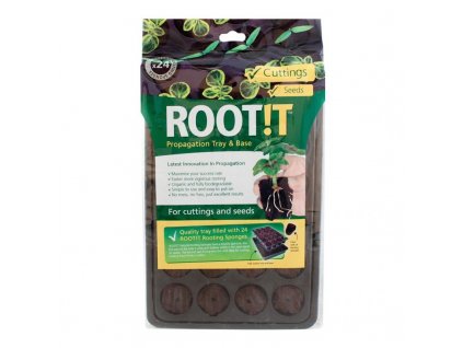 ROOT!T 24 Cell Filled Propagation Insert and Tray - BOX 8pcs