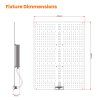 ralight led qboard 240w fixture dimensions 1024x1024