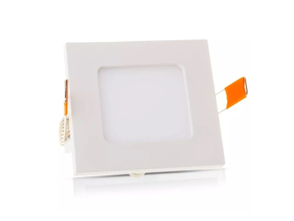 Led Panel 3W, Štvorcový, 210Lm, Bílý Rám