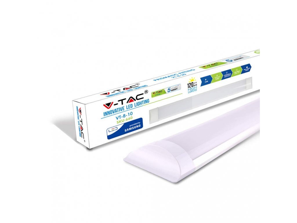 Led Hranolový Panel 10W, 30 Cm, (1200Lm) (Barva světla Studená bílá)