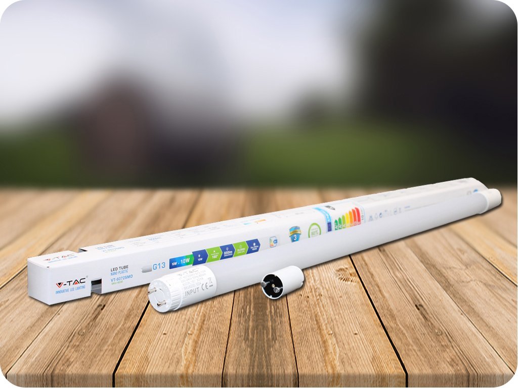 T8 Led Trubice 10W (850 LM), G13, 60 Cm (Barva světla Studená bílá 6400K)