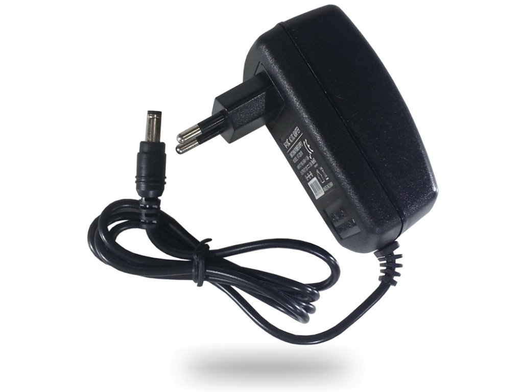 776 1 plastovy adapter pro napajeni led pasku 18w 1 5a