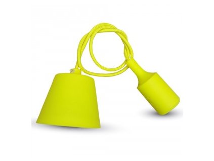 1268 1 privesek pro e27 zarovky zluty