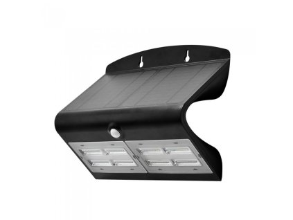 16760 solarni svitidlo s pohybovym senzorem 7w 800lm cerne bile ip65 4000k