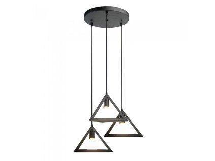 17264 1 zavesne geometricke svitidlo cerne