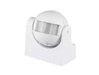 Infračervený pohybový senzor, bílý, max.1200W, 180°, IP44