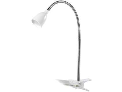 23375 3 solight led stolni lampicka 2 5w 3000k clip bila wo33 w