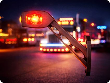 LED obrysové světlo (zadní/přední/boční), 12/24V, 0.4/0.2W