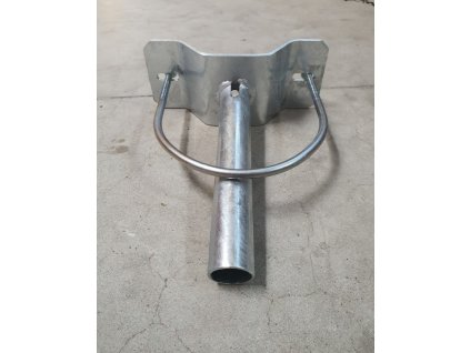 Výložník na betonový stožár 300mm + spoj. materiál, průměr 60mm, 5°, zinkované [SLB-300,60]