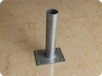 Výložník nástěnný 300mm, průměr 48mm, 5°, zinkovaný [SLN-300,48]