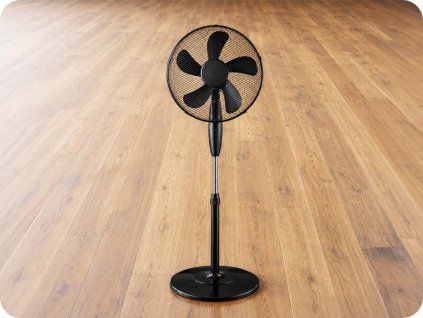 Stojanový ventilátor 55W, Ø40cm, výška maximálně 1,25m