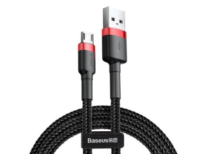 Baseus Cafule Micro USB kabel 1.5A, 2m, červená+černá [CAMKLF-C91]