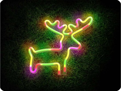 Forever light Neon LED dekorace - LOS vícebarevný, 3xAA/USB [RTV100229]