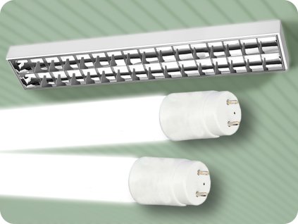 LED svítidlo RASTRO [GT-LE120JN-01] + 2x LED trubice 120cm - zvýhodněné balení!