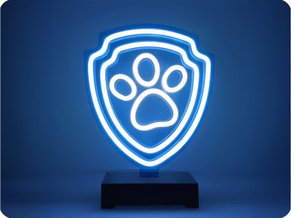 LED NEON DEKORACE NA STOJANĚ TLAPKOVÁ PATROLA - LABKA [GSM189326]