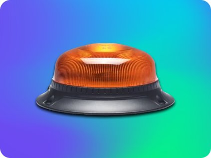 KAMAR LED VÝSTRAŽNÝ MAJÁK PRO VYSOKOZDVIŽNÉ VOZÍKY, 12W, 10-110V, 1MÓD, R10, R65, IP66, UCHYCENÍ ŠROUBY [LW0051]
