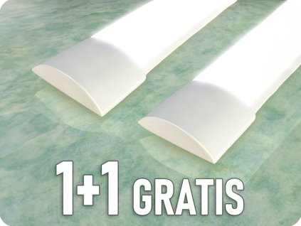 LED HRANOLOVÝ PANEL 40W, 120CM, 4800LM, ZMĚNA BAREV 3000/4000/6000K, 1+1 zdarma!
