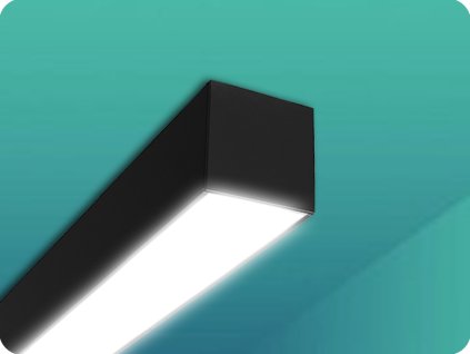 LED LINEÁRNÍ PŘISAZENÉ SVÍTIDLO 40W, 4000LM, 120CM, ČERNÉ [SLI047301CCT_PW]