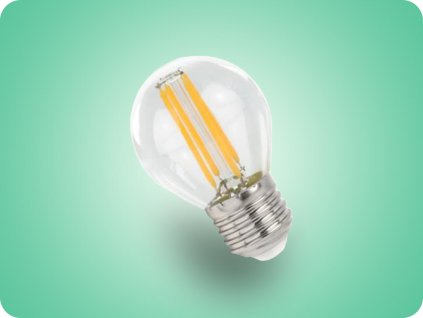 Spectrum Retro LED žárovka E27, G45, 4W