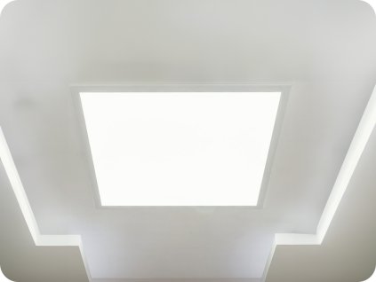 LED PANEL S NAPÁJECÍM ZDROJEM 36W, 4320LM, ČTVEREC