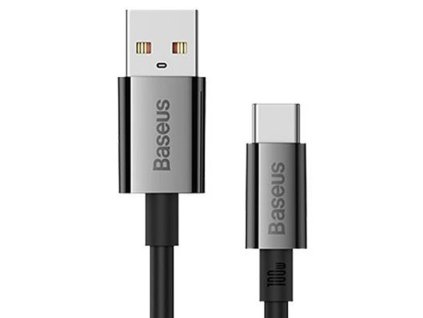 BASEUS SUPERIOR KABEL USB-A DO USB-C, 100W, 1M, ČERNÝ [049292]