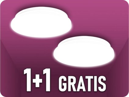 LED STROPNÍ SVÍTIDLO SOPOT 12W, 1190LM, 4000K, 1+1 zdarma! [AD-PL-6459WLZM4]