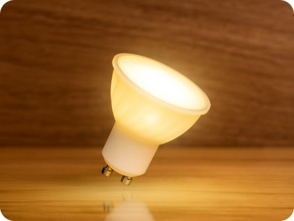 GU10 LED žárovka 6W, 445lm, 110°, stmívatelná, CREE chip