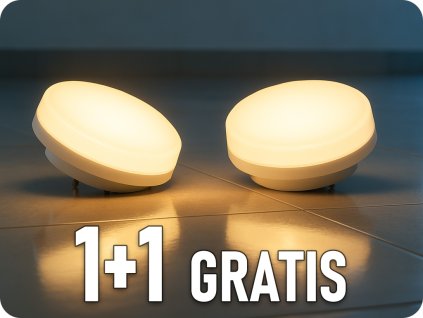 LED žárovka GX53 6,4W, 560lm, 1+1 zdarma!
