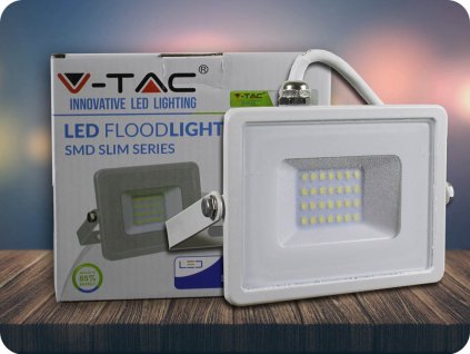 LED REFLEKTOR 20W, SAMSUNG CHIP, 1600LM, BÍLÝ, ZÁRUKA - 5 LET! (Barva světla Studená bílá)