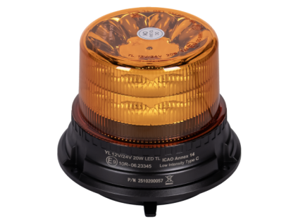 warning lamp 24x led r10 icao magnet