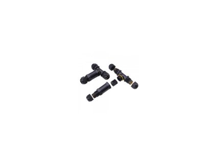 5496 1 vodeodolne pouzdro na spojovani kontaktu cerne ip68