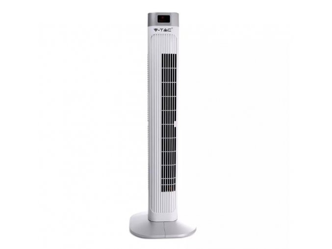 55W   sloupový   ventilátor   90cm  s  ukazatelem  teploty  a  dálkovým   ovládáním