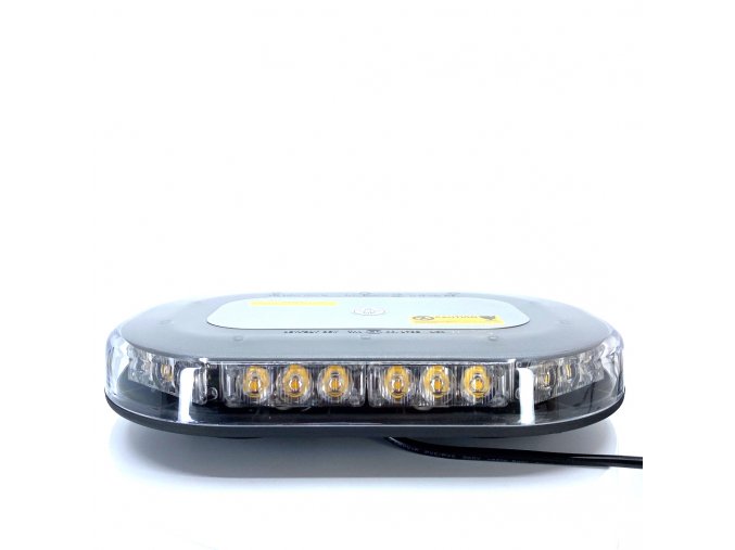 Led Cree Výstražní Maják, 95W, 12-24V Oranžový, Magnet, Ip67 [BLK0004]