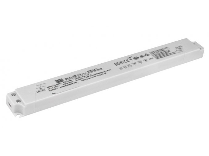 50W LED zdroj lineární, 12V, SLD-50-12 modul AC/DC