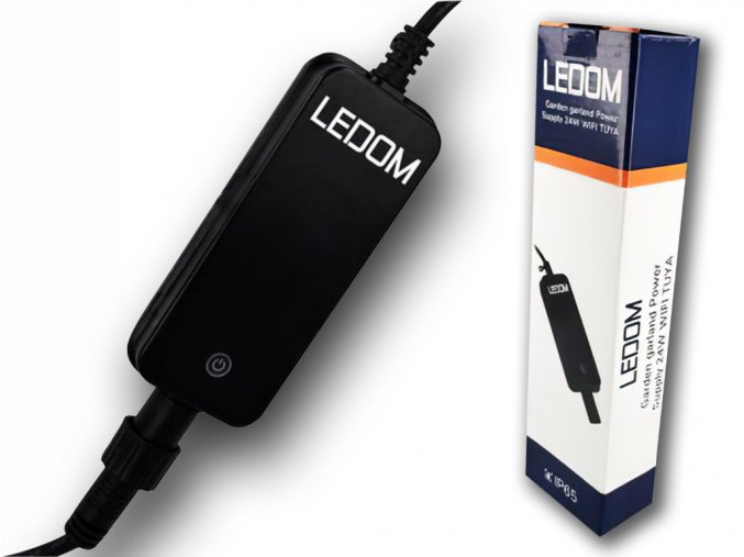 LEDOM Napájecí zdroj 24W pro Smart LED řetězové svítidlo LEDOM, max. 5x5m řetěz nebo 2x10m řetěz