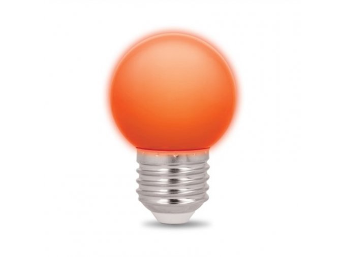 Forever Light sada 5ks LED žárovek E27, G45, 2W, oranžová