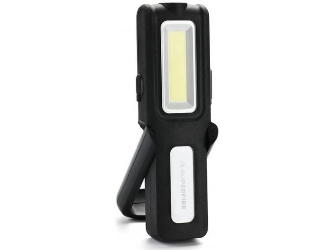Supfire nabíjecí LED pracovní svítilna + powerbank 3W+5W, 150+360lm, háček+magnet, nabíjení USB-C