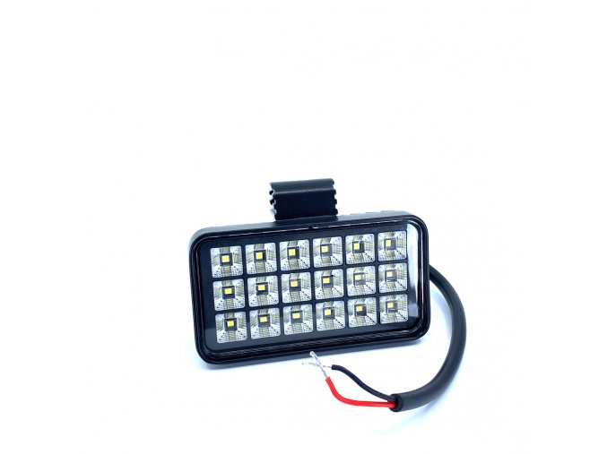 LED pracovní světlo s vypínačem, 27W, 2008LM, 18xLED, 12/24V, IP67 [L0169]