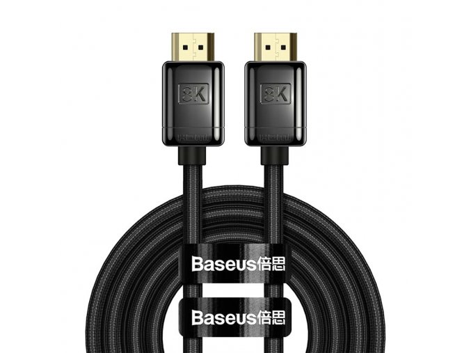 eng pl Baseus High Definition Series HDMI 2 1 cable 8K 60Hz 3D HDR 48Gbps 2m black 23537 5