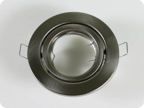 Rámeček Na Bodovou Žárovku Gu10 / Gu5.3, Kruhový, Pohyblivý (Farba rámiku Chrom)