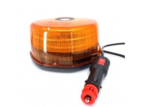 LED střešní výstražné světlo - maják, 24W, 12-24V, oranžové
