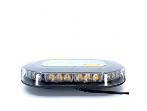 Led Cree Výstražní Maják, 95W, 12-24V Oranžový, Magnet, Ip67 [BLK0004]