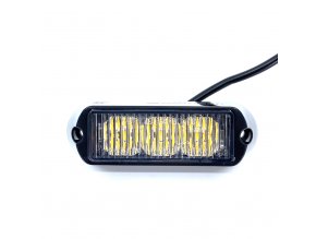 Led Cree Výstražní Světlo, 9W, 12-24V Oranžové, Ip67