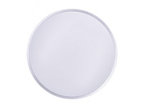 Solight LED stropní světlo Silver, kulaté, 24W, 1800lm, dálkové ovládání, 3000K-6500K [WO761]