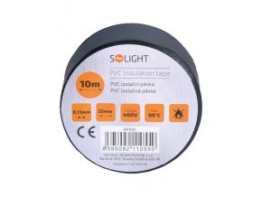 Solight izolační páska, 25mmx0,13mmx10m, černá [AP05C]